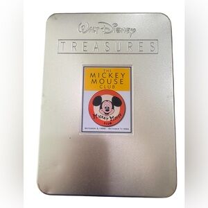 Walt Disney Treasures Mickey Mouse Club Collectible Tin - Silver October 1955
